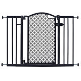Ethelrine Metal Free Standing Pet Gate With Door