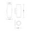 Kronn 2-Light Dimmable Flush Mounted Sconce-70001049