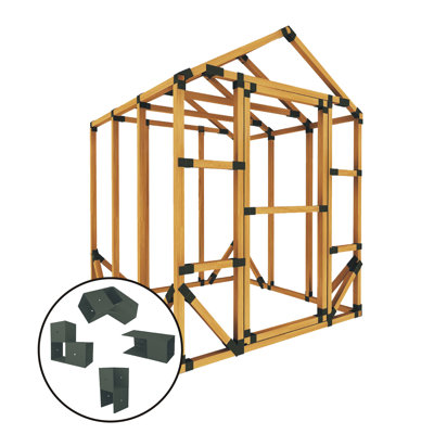 6' W X 6' D Greenhouse Kit