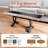 Curva 16.3"H Metal Bench Legs