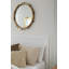 Zoe Round Brass Mirror