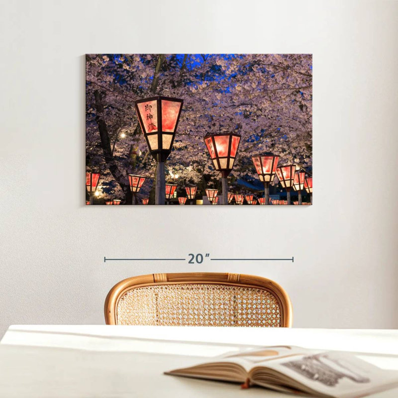 Lanternes Kerner Sakura, H 16 po x l 24 po