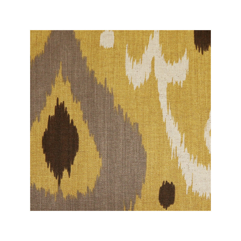 Coussin Indah Ikat, Jaune