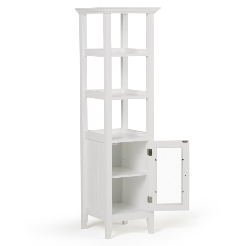 Acadian Freestanding Bathroom Cabinet, Pure White