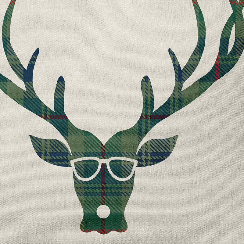 Cool Dude Holiday Reindeer_Rec, Oui, Vert foncé