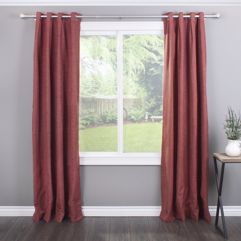 Tringle de rideau simple en plastique réglable, De 36 po à 72 po de largeur, Argent