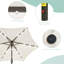 Parasol de marché lumineux 7,5 pi Asylbek-456387850