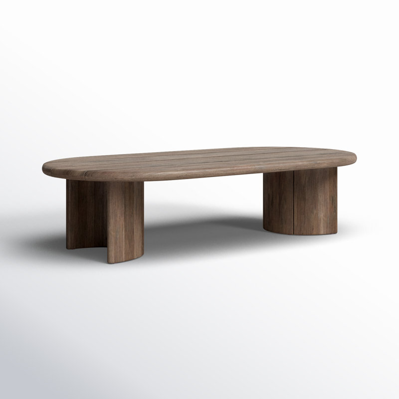 Paden Outdoor Coffee Table-Stained Toasted Brown-FSC