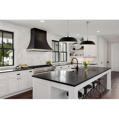 Eddy 1-Light Dimmable Steel Dome Pendant