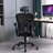 Izelle Ergonomic Desk Chair Home Office Chair Mesh Task Chair With Flip-up Armrest