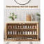 Banc de rangement à chaussures cannelé avec coussin, tablette ajustable, armoire dissimulée et tablette inférieure ouverte