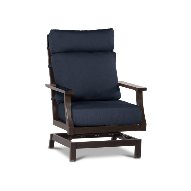 Bungalow Outdoor Lounge Chair, Spectrum Indigo Sunbrella® Plainweave