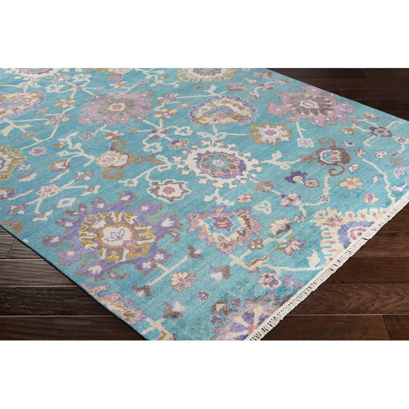 Daison Viscose Oriental Indoor Rug, Rectangle 2' x 3'