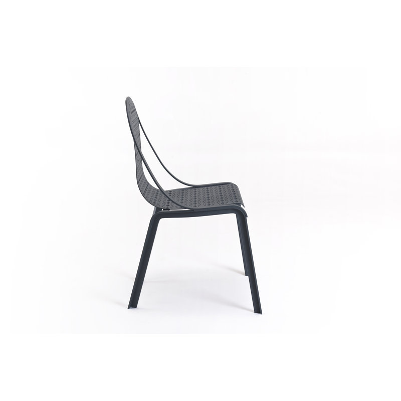 Tline Outdoor Lounge Chair, Graphite