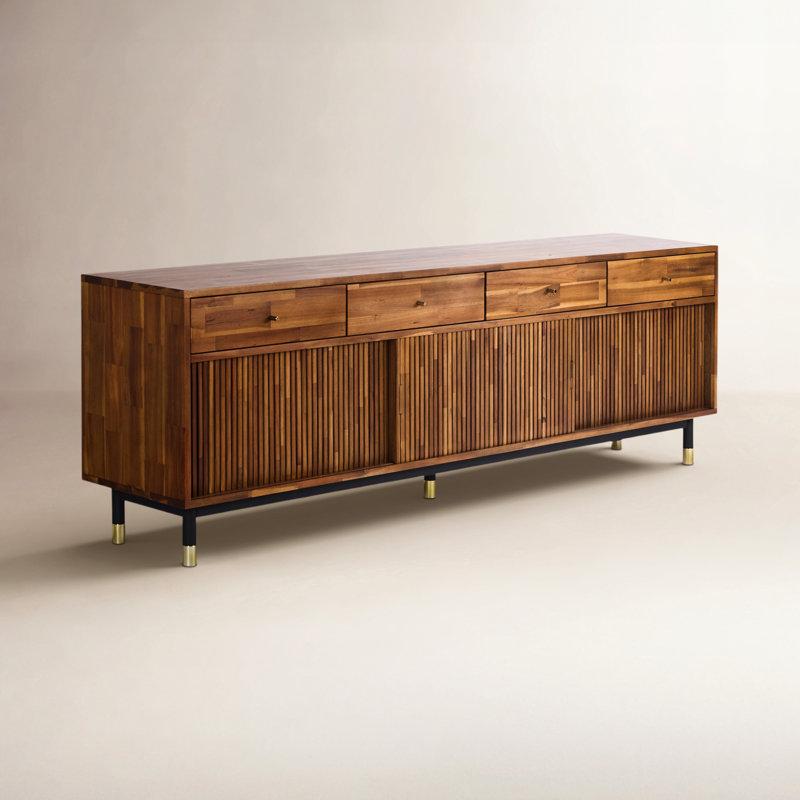 Dakota Unfinished TV Stand for TVs up to 88"