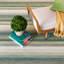 Jazzy Handmade Wool Green/Yellow Rug-69792441