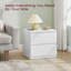 40cm W Manufactured Wood Bedside Table-1537245762