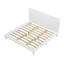 Lit plateforme en bois massif-107195461