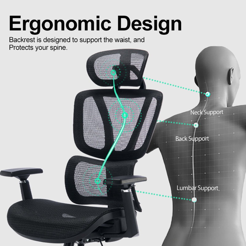 Gavazova Office Chair with Headrest