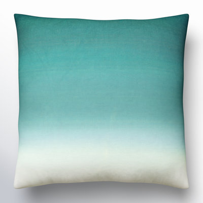 Deadra Ombre Linen Throw Pillow