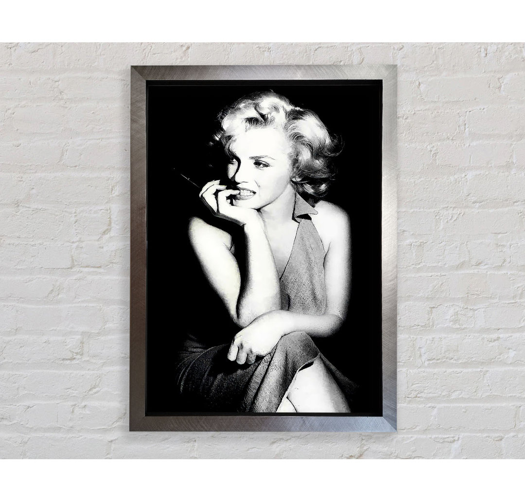 Marilyn Monroe Stare - Einzelner Bilderrahmen Kunstdrucke