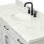 Ensemble de meuble-lavabo simple en bois massif avec plateau en marbre de 1,5 po Tidworth-779340977-746393926