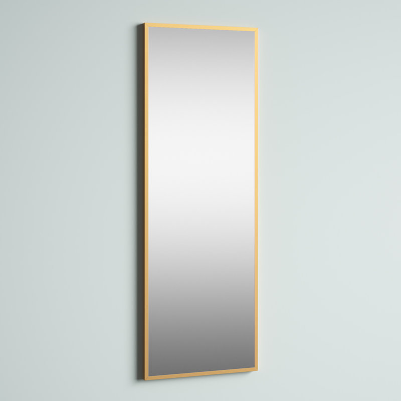 Metal Flat Mirror, Gold