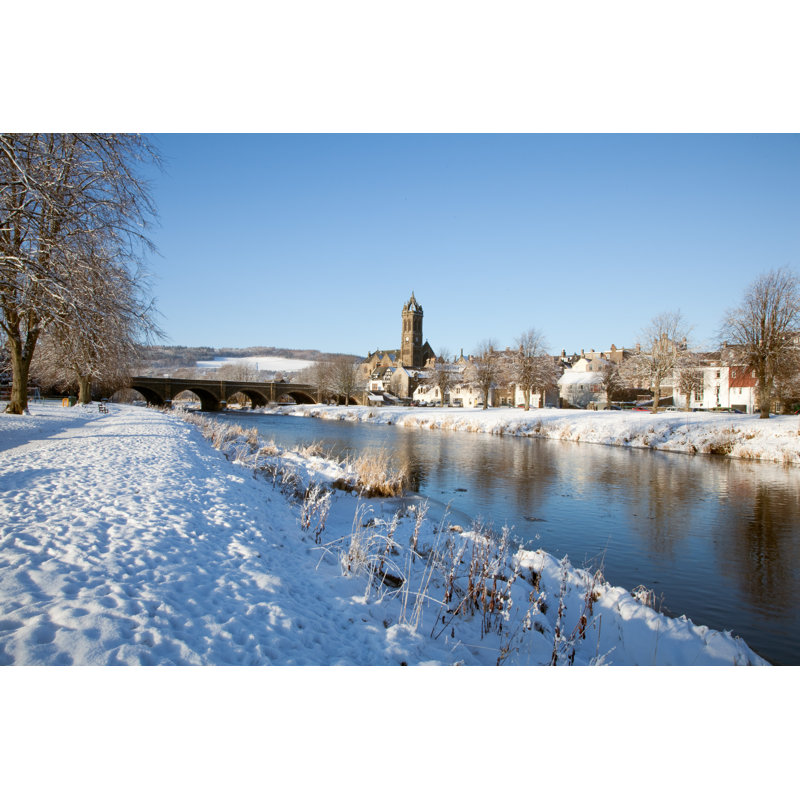 Astorga The River At Peebles - Wrapped Canvas Print, 81cm H x 122cm W x 3.8cm D
