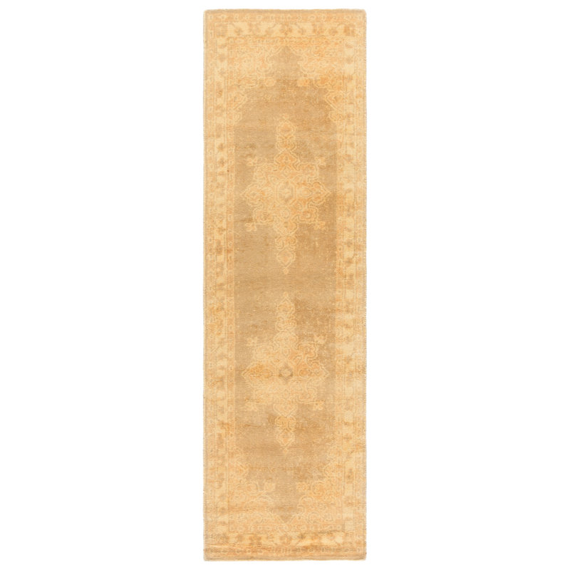 Monteforte Hand Tufted Wool And Cotton With Latex Oriental Rug, Runner 2'3" x 8'