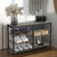10 Pair Shoe Rack Storage Organiser Entryway Hallway Industrial Home Furniture