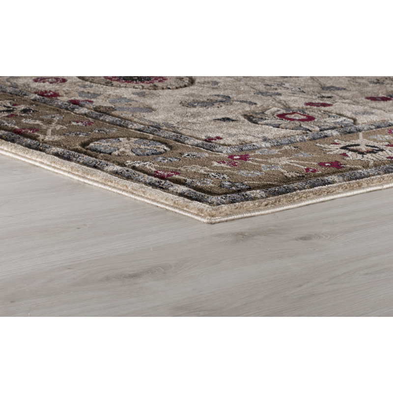 Sproule Floral Indoor Rug, Rectangle 3'9" x 5'9"