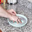 Petit couvercle pour micro-ondes pliable, bleu brume-115166742-138879102