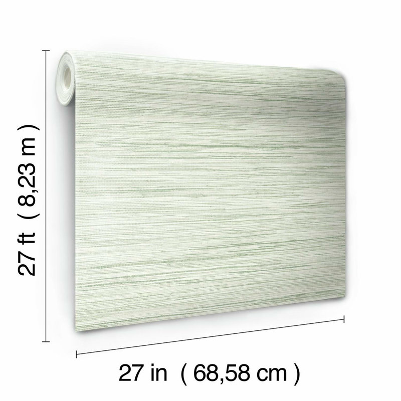 Vinyl Wallpaper Roll, Green