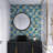Isaah 10" x 10" Beveled Glass Metal Look Mosic Sheet Wall Tile