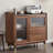 Walnut Solid Wood Sideboard-118760456