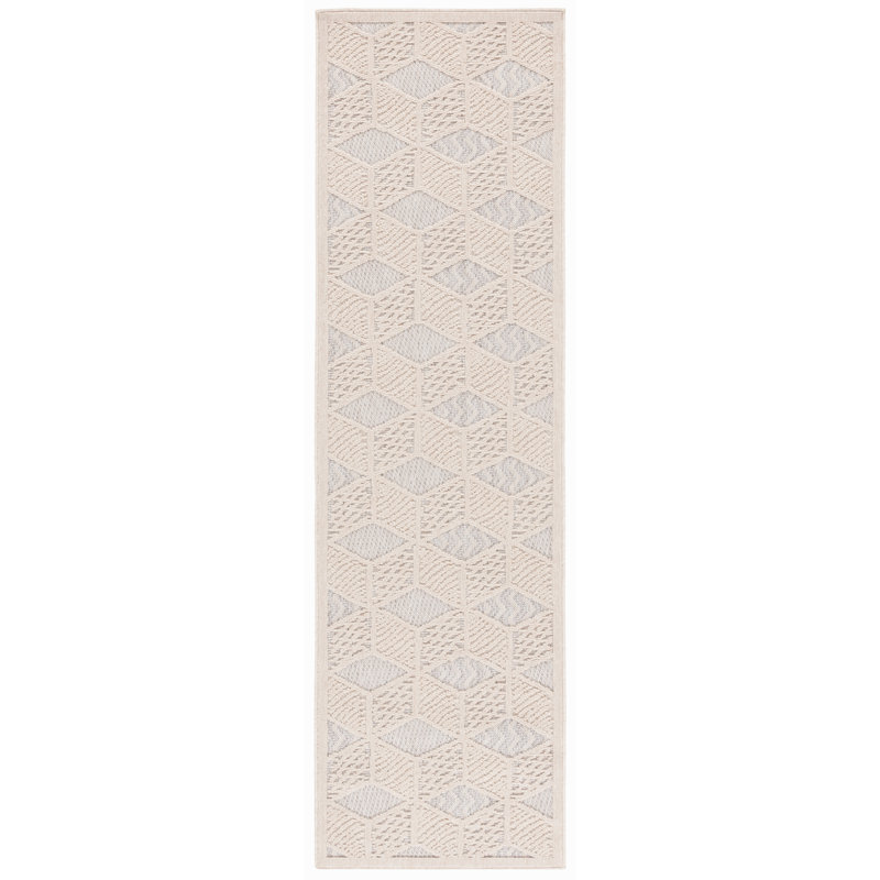Milos Performance Geometric Indoor/Outdoor Area Rug, Runner 2'3" x 8'
