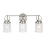 Anders Bathroom Bedroom Wall Fixture With Clear Shade