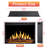 Buerkle Symple Stuff Black Fireplace Insert-266387130