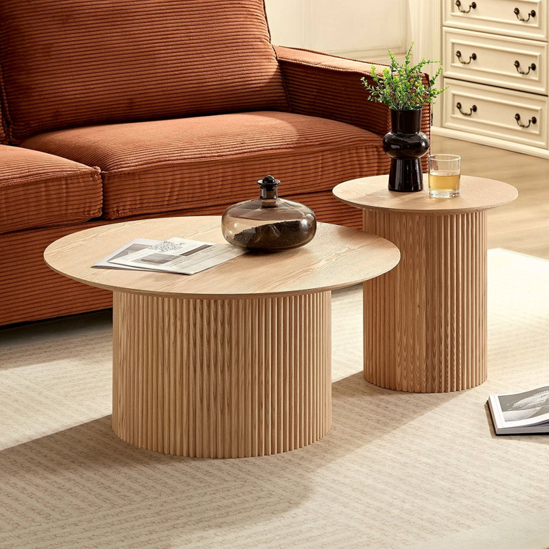 Petite table d'appoint ronde 17,71 po