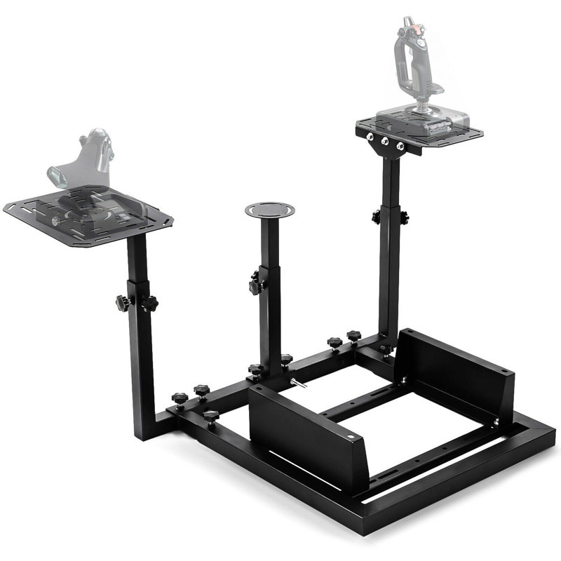 Flight Game/Racing Sim Cockpit – Fits Thrustmaster HOTAS Warthog (No Throttle, Joystick and Seat)