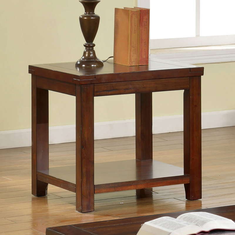 Table de bout moderne avec tablette ouverte
