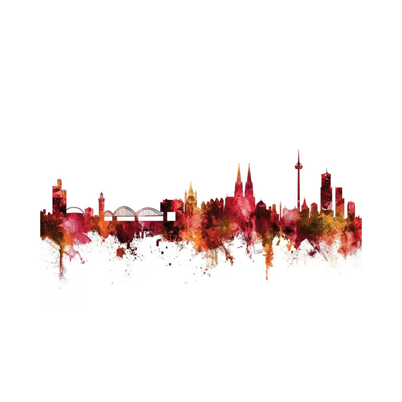 Cologne, Germany Skyline by Michael Tompsett - Wrapped Canvas Gallery-Wrapped Canvas Giclée