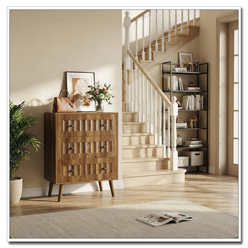 Commode 3 tiroirs, commode garde-robe moderne