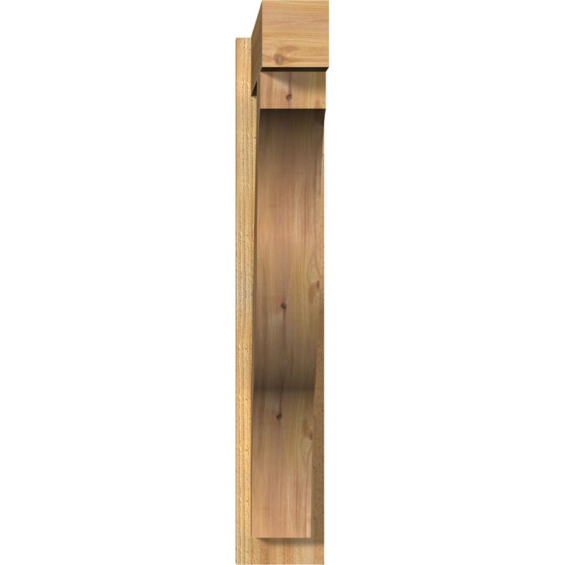 Jeu de blocs Funston, Cèdre rouge de l'Ouest de 6 po (sciage brut), P 30 po x H 36 po