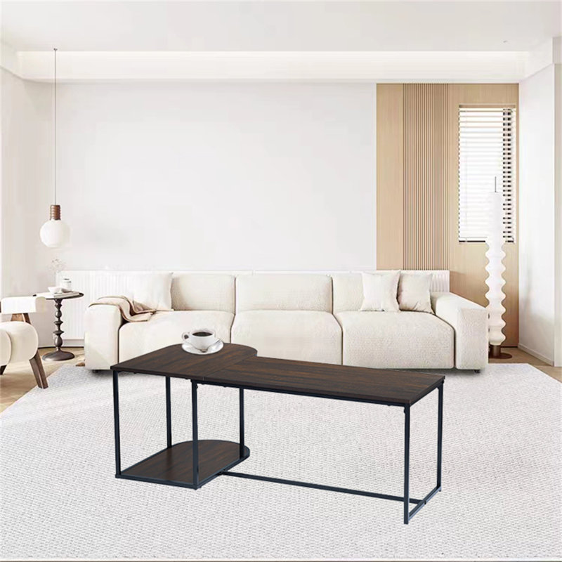 Solid Wood Top Coffee Table