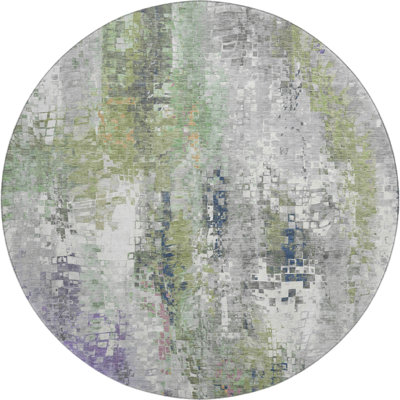 Premium Machine Washable Mayfield AMF2254 Abstract Rug