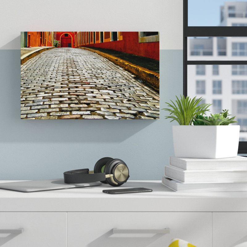Vieux san juan 14, reproduction de photo sur toile tendue, H 12 po x l 19 po x P 2 po