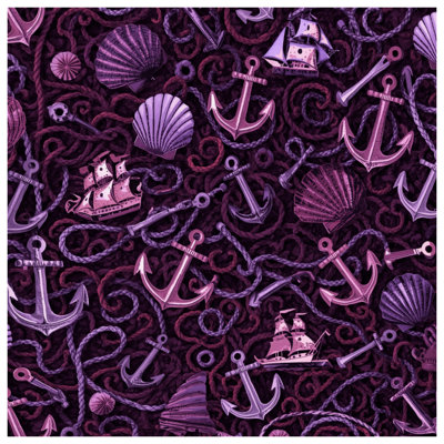 Nautical Anchors Ships Blankets