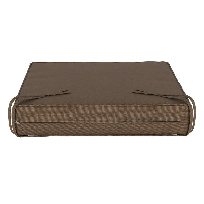 Outdoor Sunbrella® Seat Cushion, Spectrum Denim Sunbrella®, 17" W x 17" D