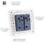 Trendi Switch 2 Gang 1 or 2 way Rocker Light Switch-117404211
